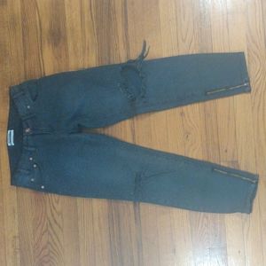 One X One Teaspoon Freebirds Low Waist Rigid Skinny Distressed Jeans